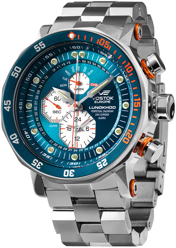 Vostok Europe Zegarek YM86-620A636B Lunokhod-2 Multifunctional -