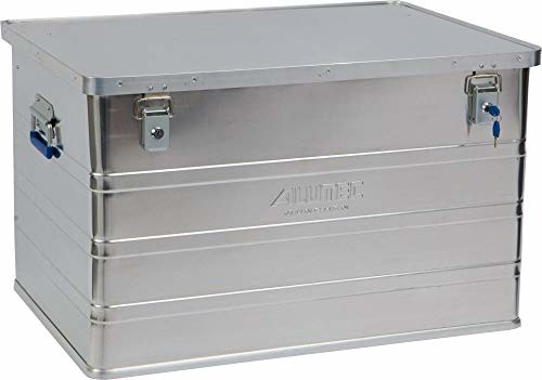 Alutec München 2011186 Classic pudełko aluminiowe z zamkiem cylindrycznym, 790 x 560 x 487 mm, srebrne