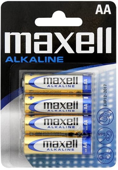 Maxell Baterie alkaliczne AA 1.5 LR6 4 sztuki AA4