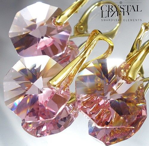 Arande Swarovski Komplet Złote Srebro Certyfikat 14Lr 2098955307