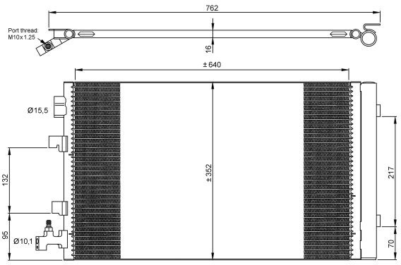 NRF Skraplacz, klimatyzacja NRF 35932