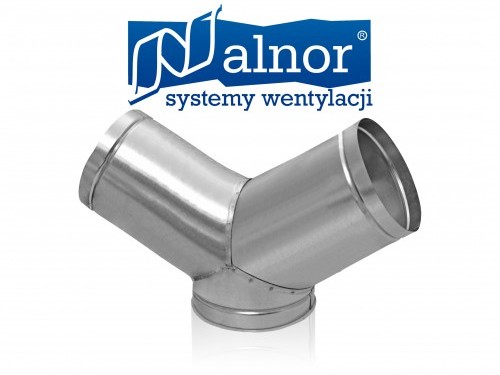 Alnor Trójnik orłowy redukcyjny typu Y (portki) 200x125mm YSV-45-200-125