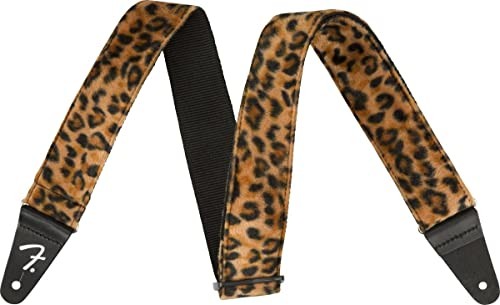 Fender WILD ANIMAL PRINT STRAPS - LEOPARD pas do gitary z poliestru - szerokość 5 cm - kolor: pantera 990601053