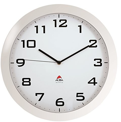 Alba HORISSIMO bezgłośny zegar ścienny, rozmiar M HORISSIMO BC