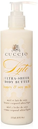 Cuccio NATURALE dla Lyte Ultra Sheer Body Butter z miód i mleko sojowe-237 ML 3149