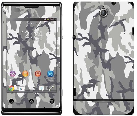 Sony Royal Sticker Royal tatuaż ścienny RS. 65622 samoprzylepny do Xperia E z motywem Desert Camo RS.65622