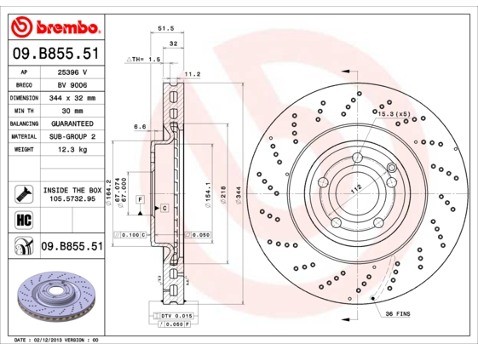 BREMBO 09.B855.51