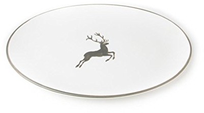 Gmundner Keramik Gmundner ceramika manufaktura 0319pose33 szarą jeleń blat, owalna, 33 x 26 cm