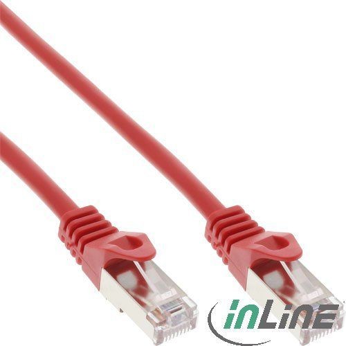InLine Patchcord Cat.5e SF/UTP 0.5m czerwony 72550R 72550R