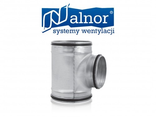 Alnor Trójnik tłoczony ocynkowany z uszczelką 90° 200x160mm TPCL-200-160