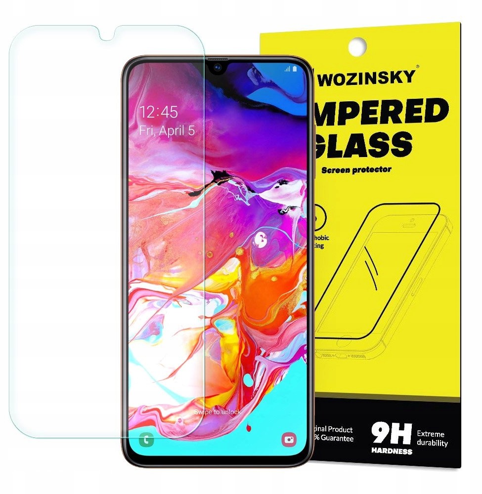 Samsung Szkło Hartowane Szybka 9H do Galaxy A70