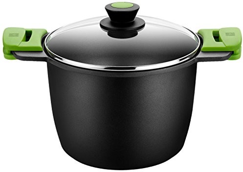 BRA Odlew aluminium pot wysoko szklany Priority 24 cm A403924