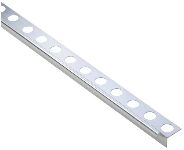 Cezar Profil do glaury Aluminium 8 mm / 2.5 m Srebrny