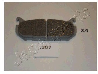 JAPANPARTS Zestaw klocków hamulcowych, hamulce tarczowe PP-307AF