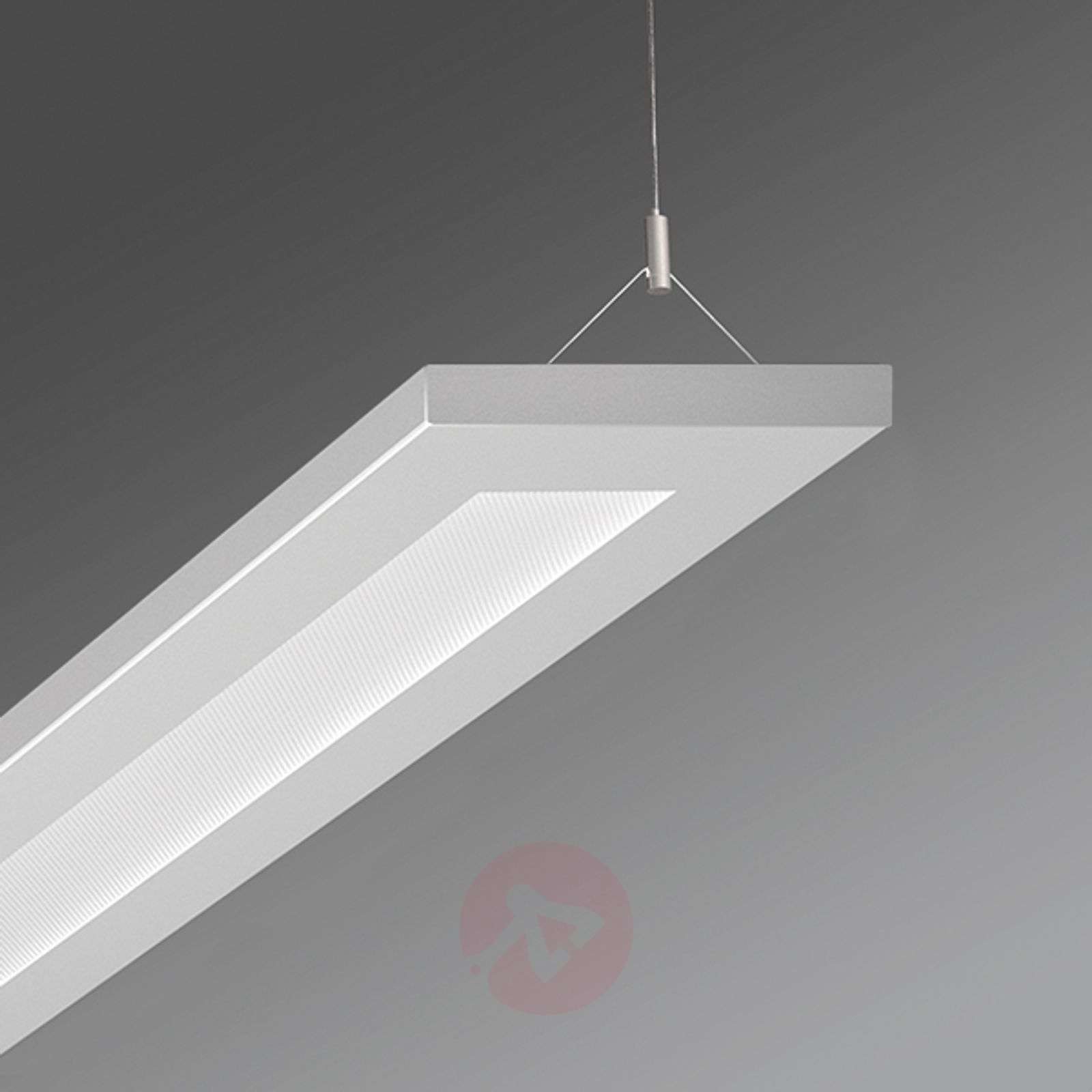 Regiolux Lampa wisząca biurowa LED Stail biały aluminium
