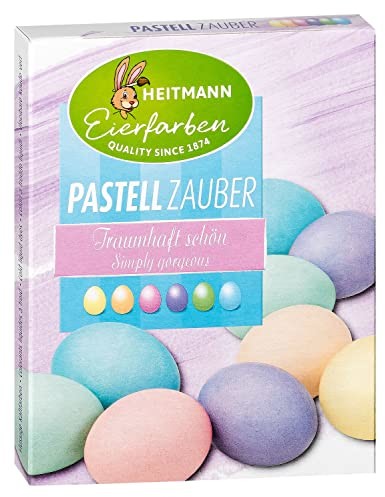 Heitmann Eierfarben Heitmann Eierfarben - Pastelowa magia - 6 płynnych farb do jajek 1018468
