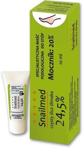 Snailmed Snailmed Maść podologiczna do stóp ze śluzem ślimaka 10 ml 08-0323