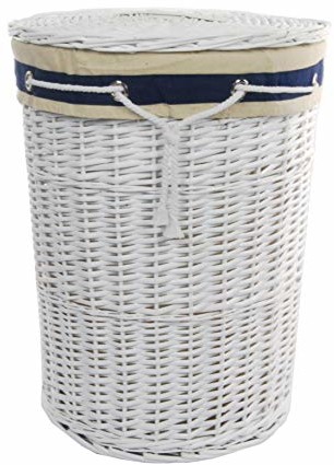 DVier Kosz na pranie wiklina motyw Marine d.46 h.62 cm 39 WRD-C