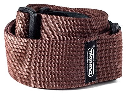 Dunlop Jim D27-01Br Strap Ribbed Cotton Chocolate ADU D27-01BR
