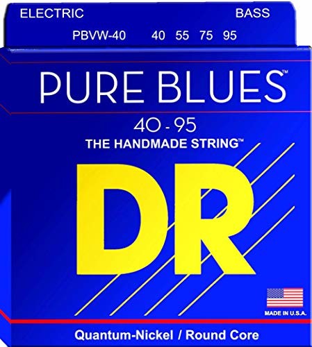 DR PBVW-40 Pure Blues okrągły rdzeń basowy 4-struny 40-95 PBVW-40