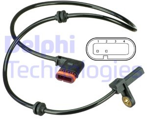 DELPHI Czujnik, prędkość obrotowa koła SS20541 SS20541