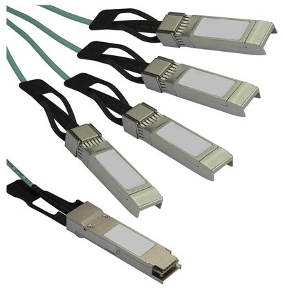 StarTech com Cisco QSFP-4X10G-AOC7M Compatible QSFP+ Breakout Cable - 7 m - breakout cable - 7 m - black QSFP4X10GAO7