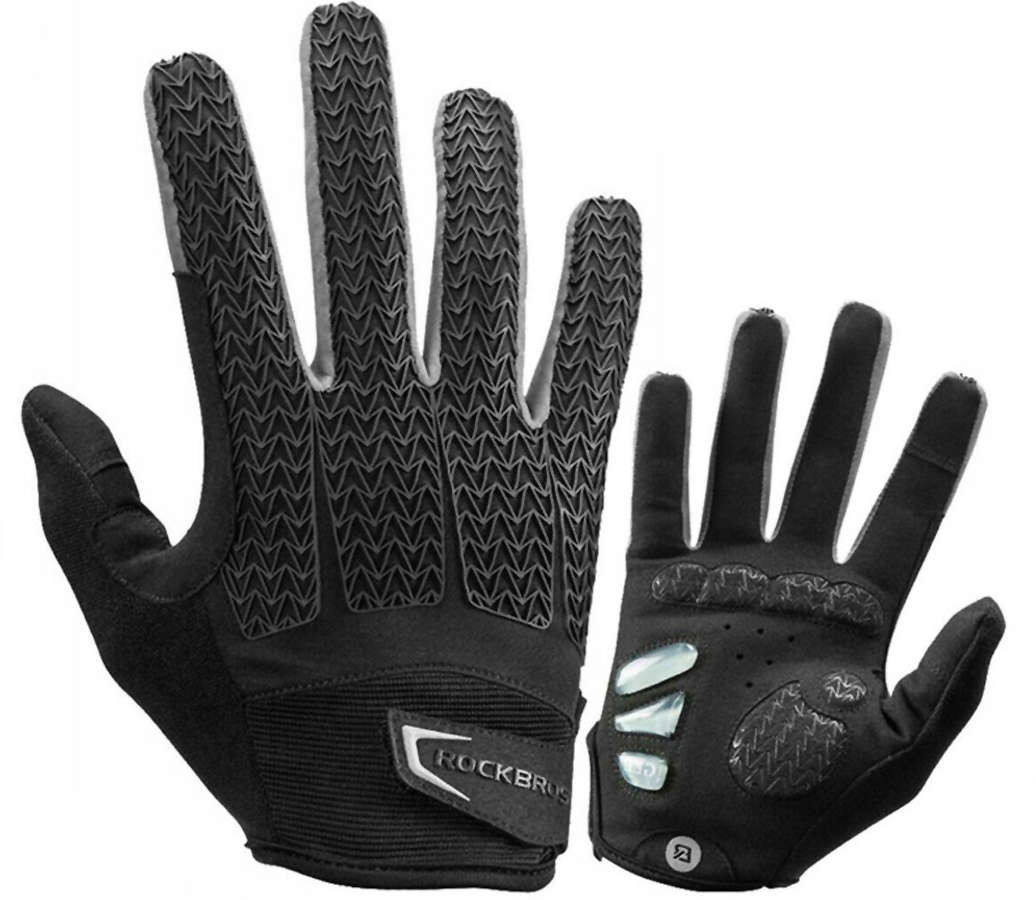 RockBros Rękawiczki rowerowe L RockBros rękawice na rower S169-1-L Czarne 10822X1