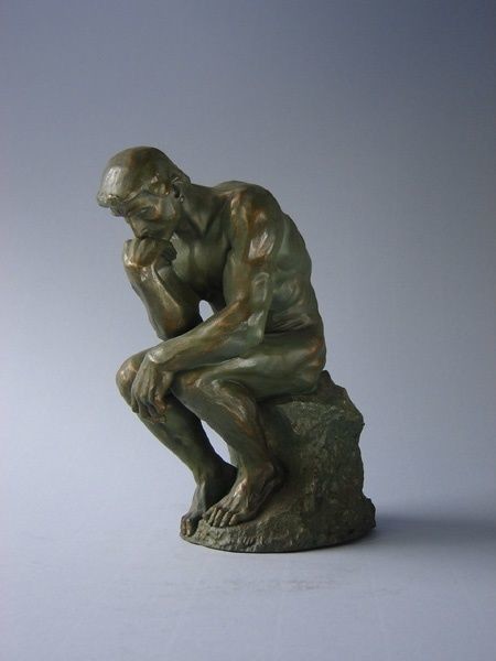 Parastone Figurka MYŚLICIEL - August Rodin - kopia rzeźby Le Penseur z 1880 r. - mała RO01