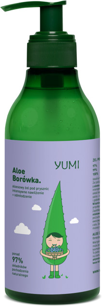 Yumi YUMI Żel pod prysznic ALOE BORÓWKA 400ml 49481-uniw