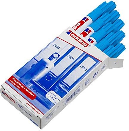 Edding 3000  marker permanentny, jasnoniebieski 3000-010