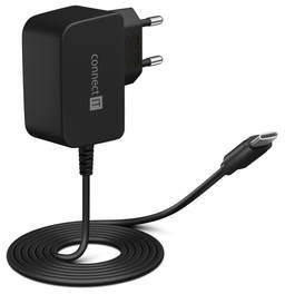 Connect IT Ładowarka do sieci inWallz Snake USB-C 2,4A CWC-1070-BK) Czarny