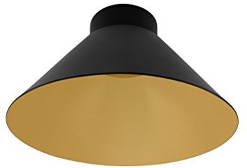 Osram Vintage Edition 1906, klosz lampy Cone rozszerzenia pendulum, IP20, obudowa aluminiowa, aluminium, czarny/złoty, 21.9 x 21.9 x 13.4 cm 4058075073524