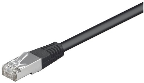 Goobay siatka kabel sieciowy (2 X RJ45, Cat5e SFTP 7.5 m) Czarny 4040849686757