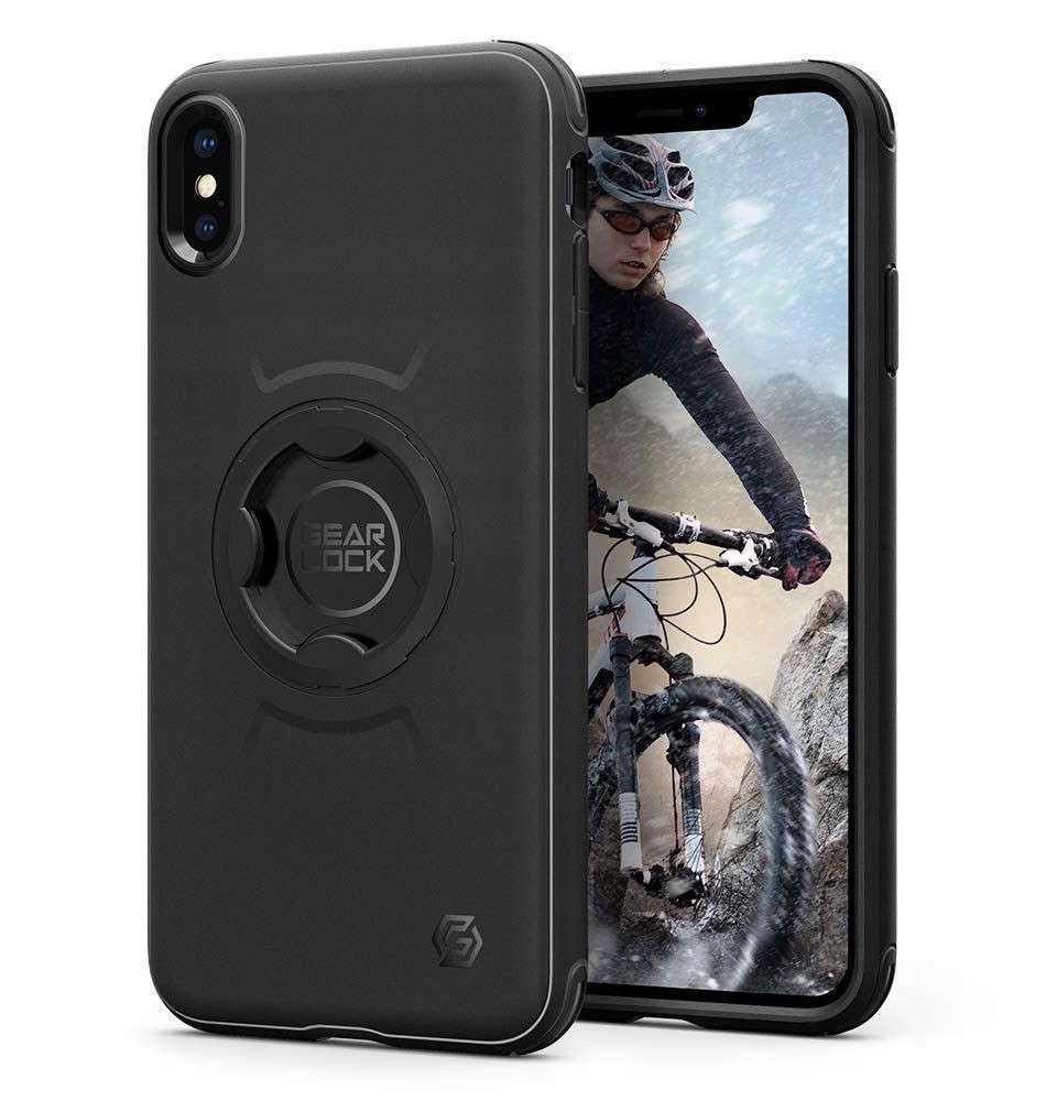 Spigen Gearlock Gearlock Bike Mount Case do iPhone XS Max czarny (CF103)