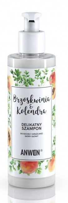 Anwen ANWEN Brzoskwinia&Kolendra Szampon do suchej i wrażliwej skóry głowy 200ml 42406-uniw