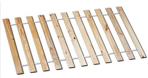Links Po lewej stronie 30400295 stelaż do łóżka 140x200 ze zwijanym stelażem roll łóżko Rost drewniane listwy sosna lite drewno 30400295