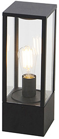 QAZQA Design buitenlamp zwart 40 cm - Charlois 102447