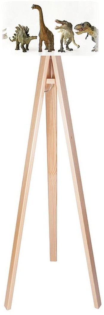 Macodesign Lampa podłogowa Dinozaury tripod-foto-179p, 60 W