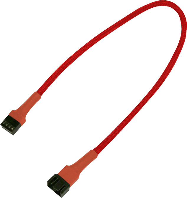 Nanoxia Kabel zasilający 4-Pin PWM przedłużacz 30cm red - 900300011