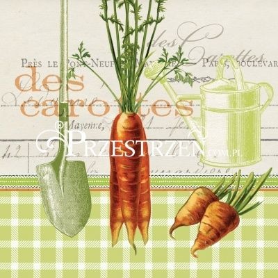 SERWETKI PAPIEROWE - Warzywa - Marchewki 1331981