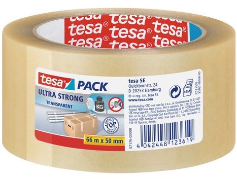 tesa TESA Ultra Strong PVC 50mm x 66m 6-pack ta$802ma papiernicza/biurowa 57176-00000-08