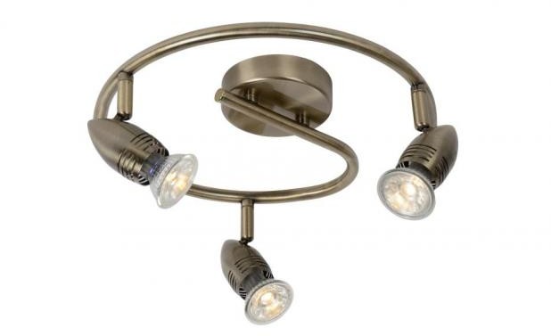 Lucide Oświetlenie CARO Lampa sufitowa Brązowy, 3-punktowe 13955/14/03