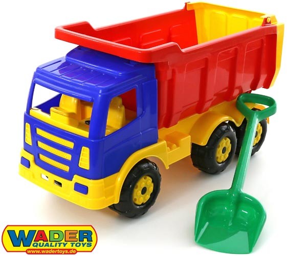 Wader Quality Toys QT Gigant ciężarówka wywrotka 67cm + łopatka 9844