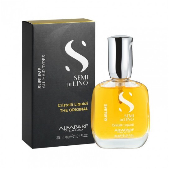 Alfaparf MILANO SEMI DI LINO DIAMANTE CRISTALLI LIQUIDI PŁYNNE KRYSZTAŁKI, 30 ML ALF000080