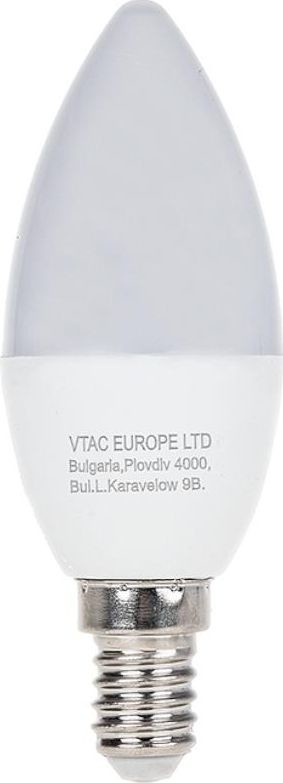 V-TAC Żarówka LED VT-1818 4W C37 4000K 320lm 200st A+ 4166 4166