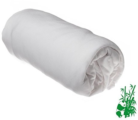 Easy dort Bambus-prześcieradło z gumką do pościeli, możliwość rozbudowy, 90 x 140 cm, 5 kolorach  biały