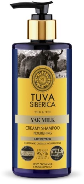 Natura Siberica Tuva Siberica, szampon do włosów odżywczy Yak Milk, 300 ml