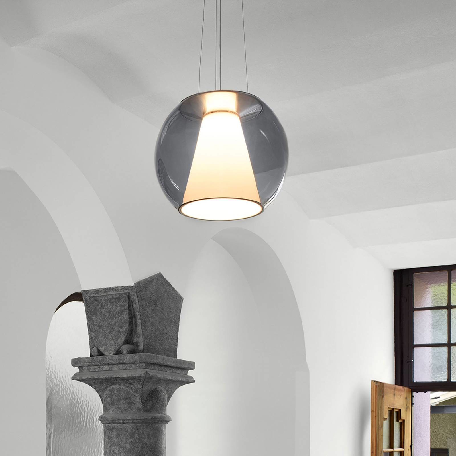SERIEN LIGHTING serien.lighting Draft S wisząca 927 niebieska