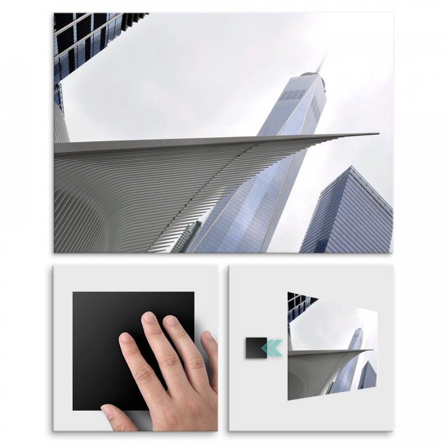 Pix4home Plakat metalowy world trade center M POS-M-00054