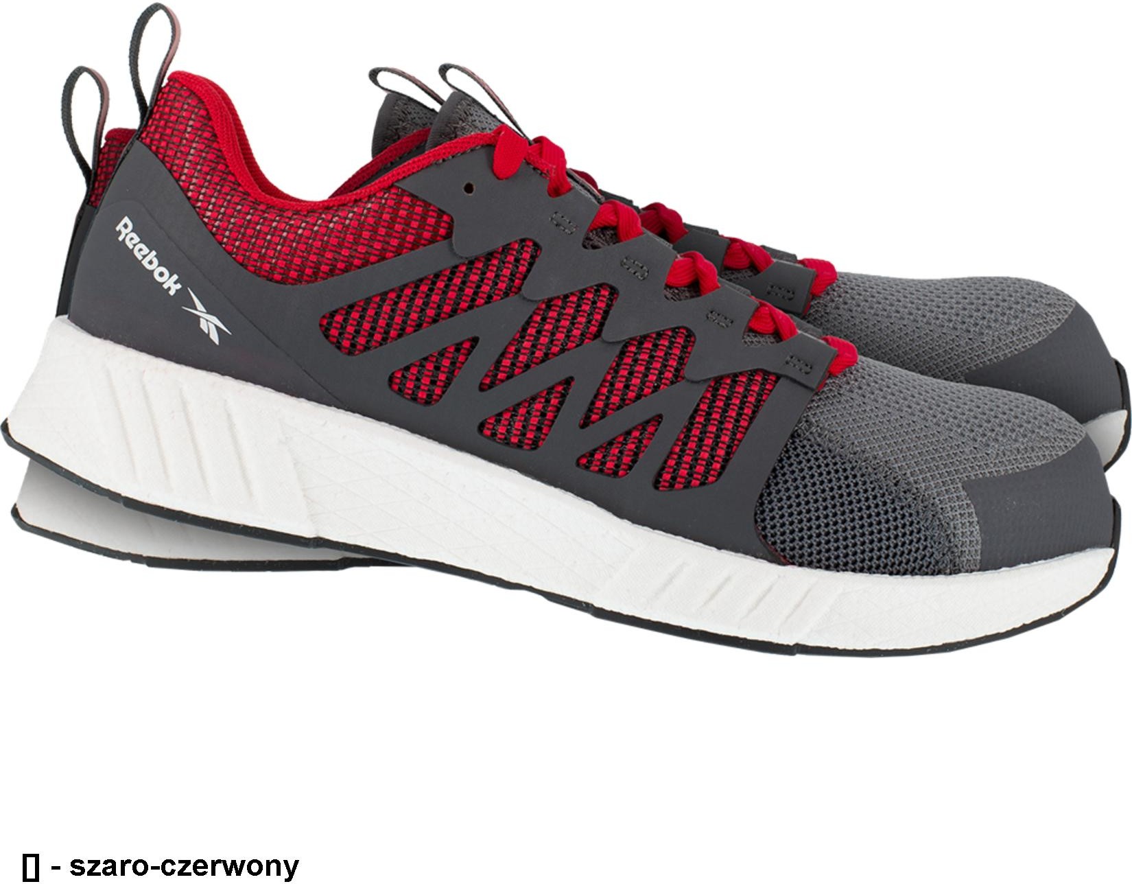 Reebok BREEBOK-1070 S1P SRC ESD - REEBOK - półbut bezpieczny ib1070s1p fusion flexweave work, materiał tekstyly i siatka nylon, podnosek kompozyt, podeszwa guma antypoślizgowa - 36-47. BREEBOK-1070